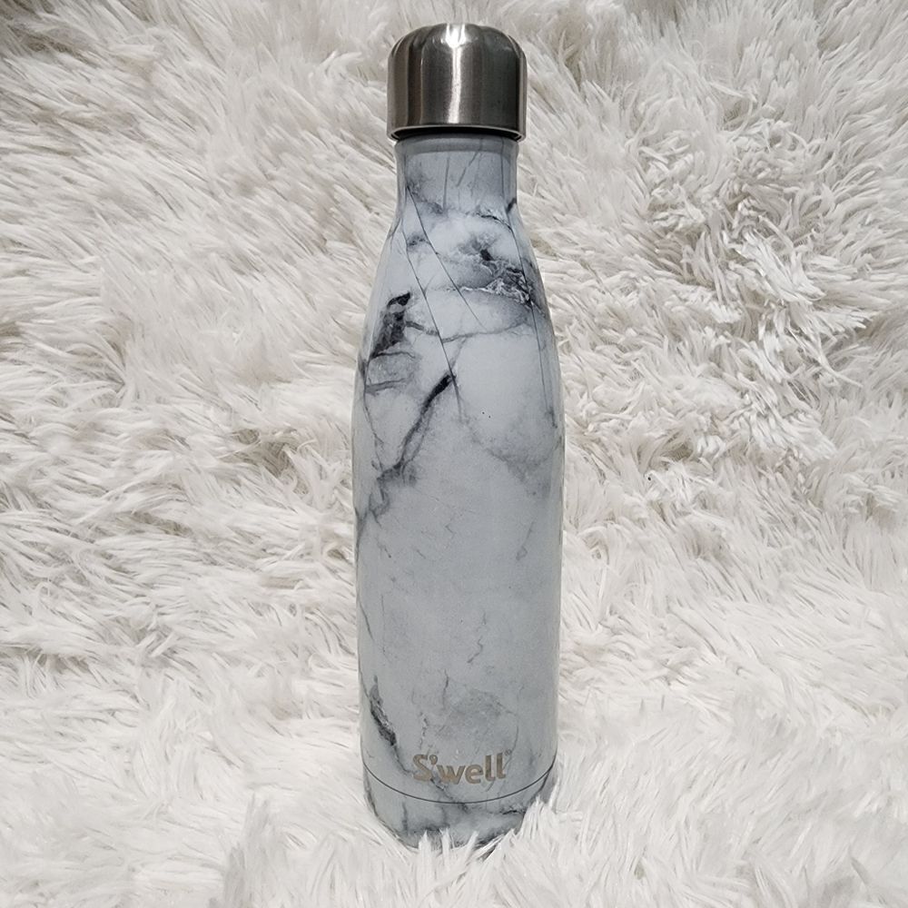 S'well White Marble Bottle 